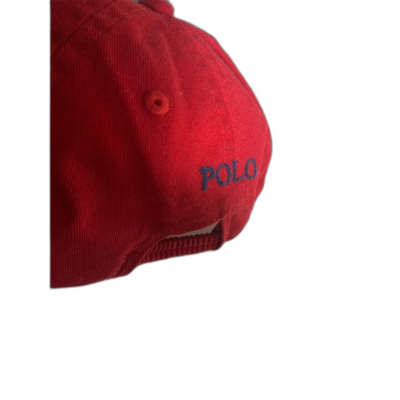 Ralph Lauren Red Polo Hat 12M-24M - Picture 2 of 3